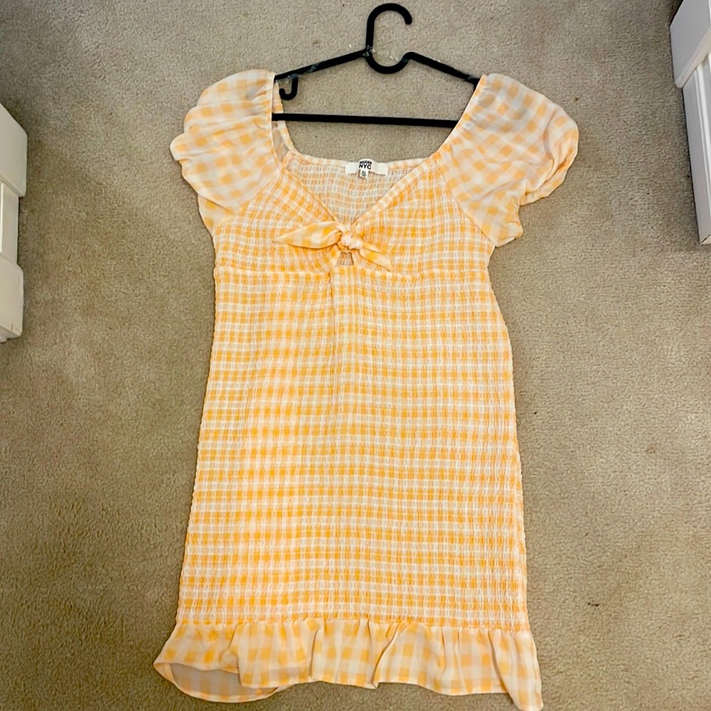 Creamsicle orange Easter dress